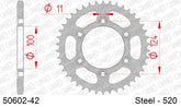 Corona AFAM 50602-42 in acciaio passo 520 DUCATI 695 MONSTER 2006  -2008